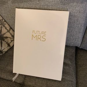 ‘Future Mrs’ Faux Leather Notebook - Handmade, Hardback
